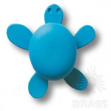 Ручка кнопка детская, черепаха синяя
