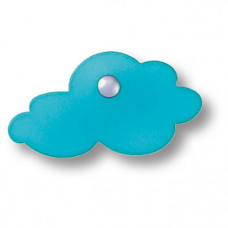 Ручка кнопка детская, облако голубое