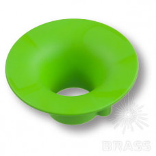 Ручка кнопка детская, круг зеленый 32 мм