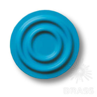 Ручка кнопка детская, круг синий