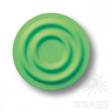 Ручка кнопка детская, круг зеленый
