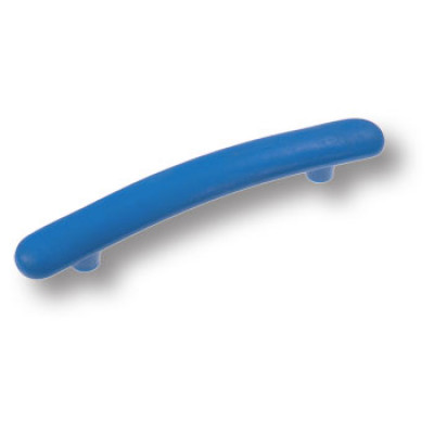 Ручка скоба детская, цвет синий 128 мм