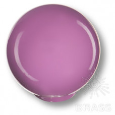 Ручка кнопка детская коллекция , выполнена в форме шара, цвет фиолетовый глянцевый