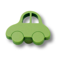 Ручка кнопка детская, машина зеленая