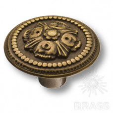 Ручка кнопка классика, античная бронза