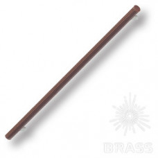 Ручка рейлинг эксклюзивная коллекция, коричневая кожа 544 мм