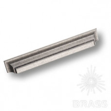 Ручка раковина современная классика, старое серебро 160 мм