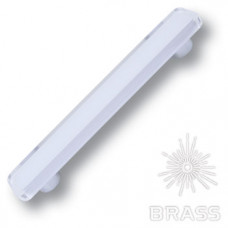 Ручка скоба модерн, цвет белый 160 мм