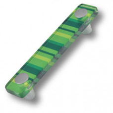 Ручка скоба, цвет зеленый 96 мм