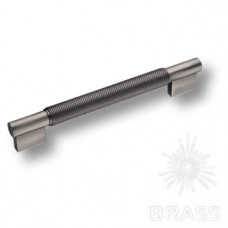 Ручка скоба модерн, чёрный никель 128-160 мм