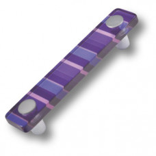 Ручка скоба, цвет фиолетовый 96 мм