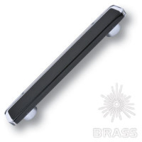 Ручка-скоба модерн, цвет чёрный 160 мм