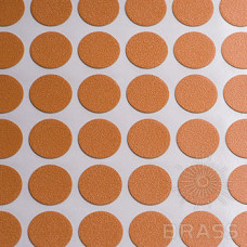 Заглушка-самоклеящаяся оранжевый (3602), конфирмат, d13 (117 шт/лист)