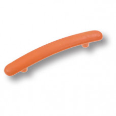 Ручка скоба детская, цвет оранжевый 128 мм
