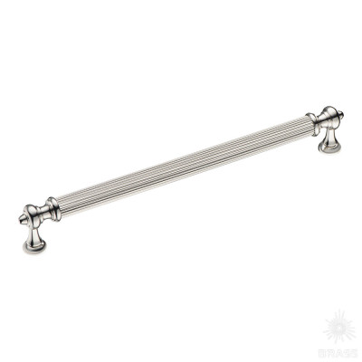 Ручка рейлинг, глянцевый никель 192 мм