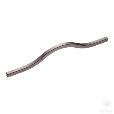Ручка скоба, серый металлик 192 мм