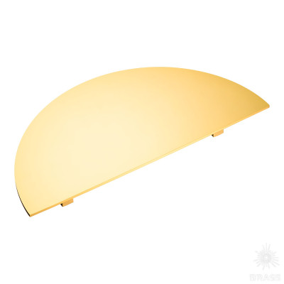 Ручка скоба, глянцевое золото 192 мм