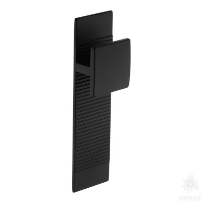 Ручка кнопка на подложке, чёрный 32 мм