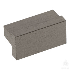 Ручка накладная, брашированный графит 32 мм