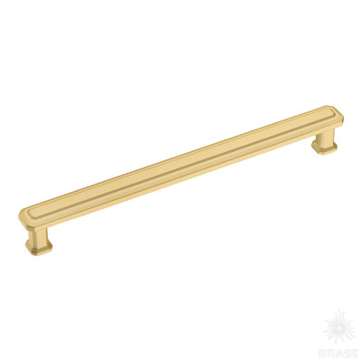 1101 192PC35 Ручка скоба, матовое золото 192 мм