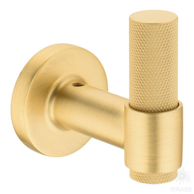 1035 001 BB Крючок мебельный, матовое золото