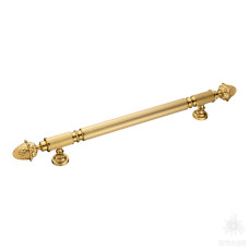 1012-003-40-80K Ручка скоба, глянцевое золото