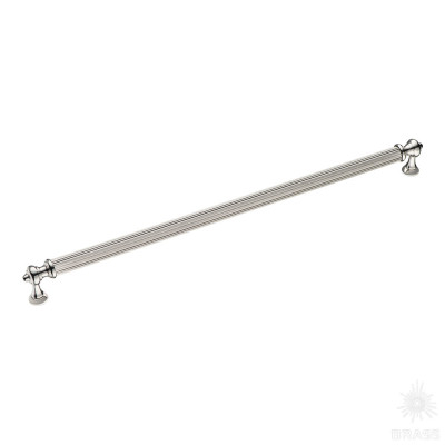 Ручка рейлинг, глянцевый никель 320 мм