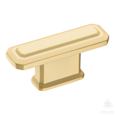 Ручка кнопка, матовое золото 16 мм