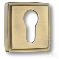Накладка с цилиндрическим отверстием для ключа, латунь (комп)