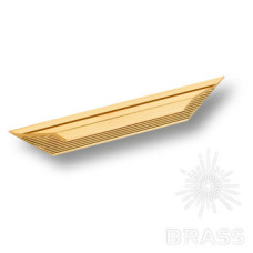 Ручка скоба модерн L-Line Gama, глянцевое золото 192 мм