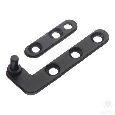 Петля пяточная правая, чёрный