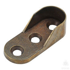 Штангодержатель боковой овальный, бронза