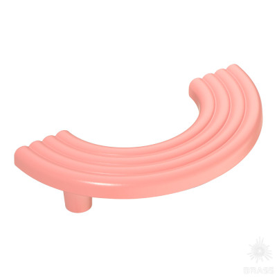 Ручка скоба, розовый 96 мм