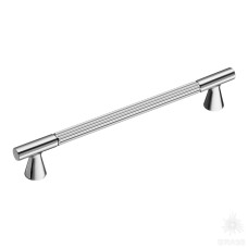 1119 192MP02 Ручка скоба, глянцевый хром 192 мм