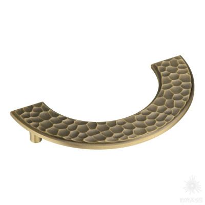 1195 128MP30 Ручка скоба, состаренная латунь 128 мм