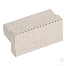 Ручка накладная, брашированный никель 32 мм