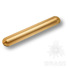 Ручка скоба модерн H-Line Alfa, глянцевое золото 256 мм
