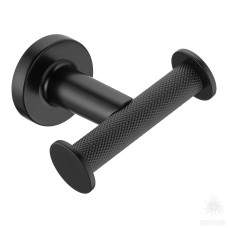 1013 012 AL6 Крючок мебельный, чёрный