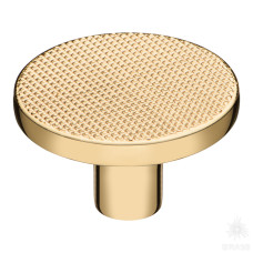 Ручка кнопка, глянцевое золото