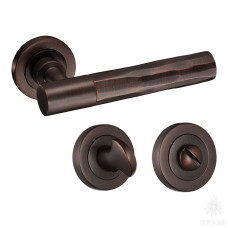 Ручка дверная в комплекте с заверткой для ванной комнаты