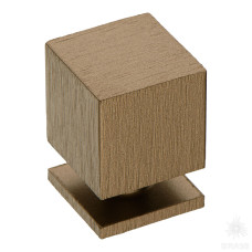 Ручка кнопка, брашированная бронза