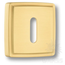 Накладка с овальным отверстием для ключа, матовое золото (комплект 2 шт)
