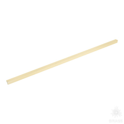 Ручка накладная, брашированная латунь 480-480 мм