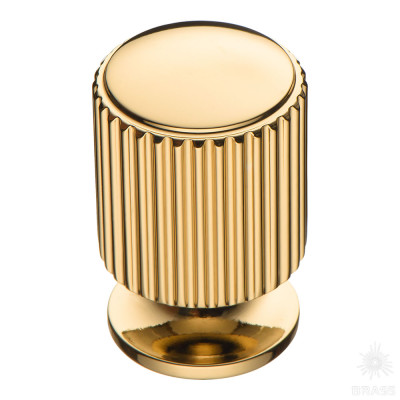 1464 0020 GL Ручка кнопка, глянцевое золото