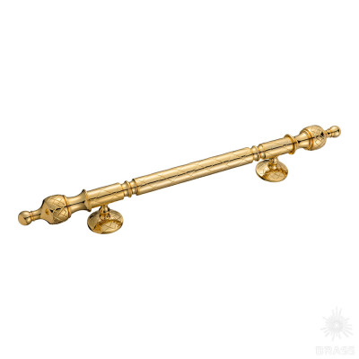 10141-031-40-80 Ручка скоба, глянцевое золото