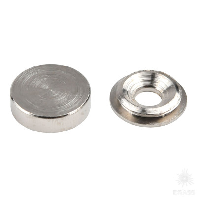 Декоративная накладка с резьбой, никель