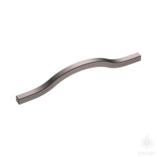 Ручка скоба, серый металлик 128 мм