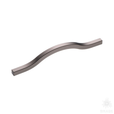 Ручка скоба, серый металлик 128 мм