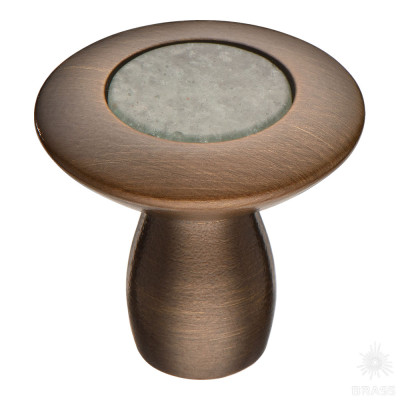 Ручка кнопка, античная состаренная бронза