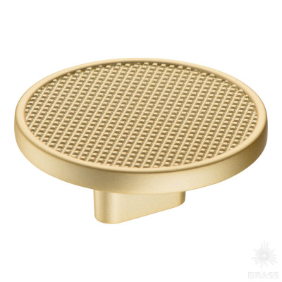 Ручка кнопка, матовое золото 16 мм